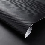 15x127cm Car 3D Carbon Fiber Roll Film Stickers DIY Vinyl Film Auto Interior Styling Carbon Fiber Decorative Decals 2