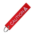 1 PC Wholesale Aviation Keychain Remove Before Flight Both Sides Embroidery Car Key Accessories Backpack Pendant Chain 5