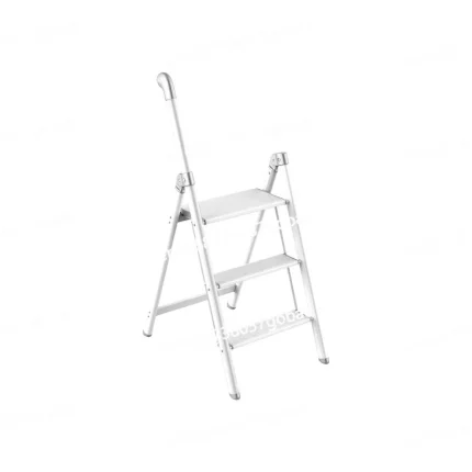 Household multi-functional folding telescopic ladder aluminum alloy three-step staircase portable small ladder stool