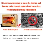 Reptile Heating Pad Spider Scorpion Palace Guarding Pet Snake Lizard Hedgehog Hamster Crawling Pet Insulation Pad 6