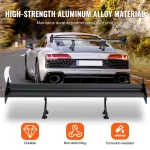 SucceBuy GT Wing Car Spoiler 53.1 inch Universal Spoiler with Double Deck Car Rear Spoiler Wing, Racing Spoiler BGW/JDM Drift 3