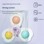 3PCS Suction Cup Spinner Toy Baby Bath Funny Game Educational Toys For Children Girls Boys Infant Sensory Stress Reliever Gift 5