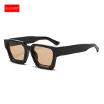 KLASSNUM Men Square Frame Sunglasses 2026 Luxury Brand Designer Sun Glasses Retro Trendy Shades UV400 Unisex Women Glasses New 4