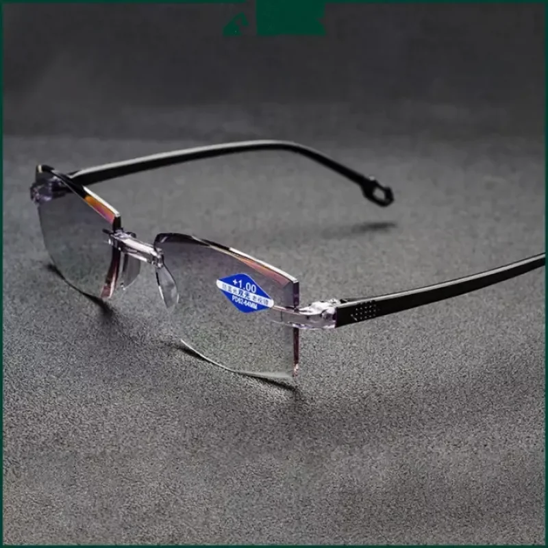 Intelligent Zoom Anti-blue Light Reading Glasses Frameless Cutting Edge Presbyopic Glasses Men and Women Presbyopic Glasses Intelligent Zoom Anti-blue Light Reading Glasses Frameless Cutting Edge Presbyopic Glasses Men and Women Presbyopic Glasses