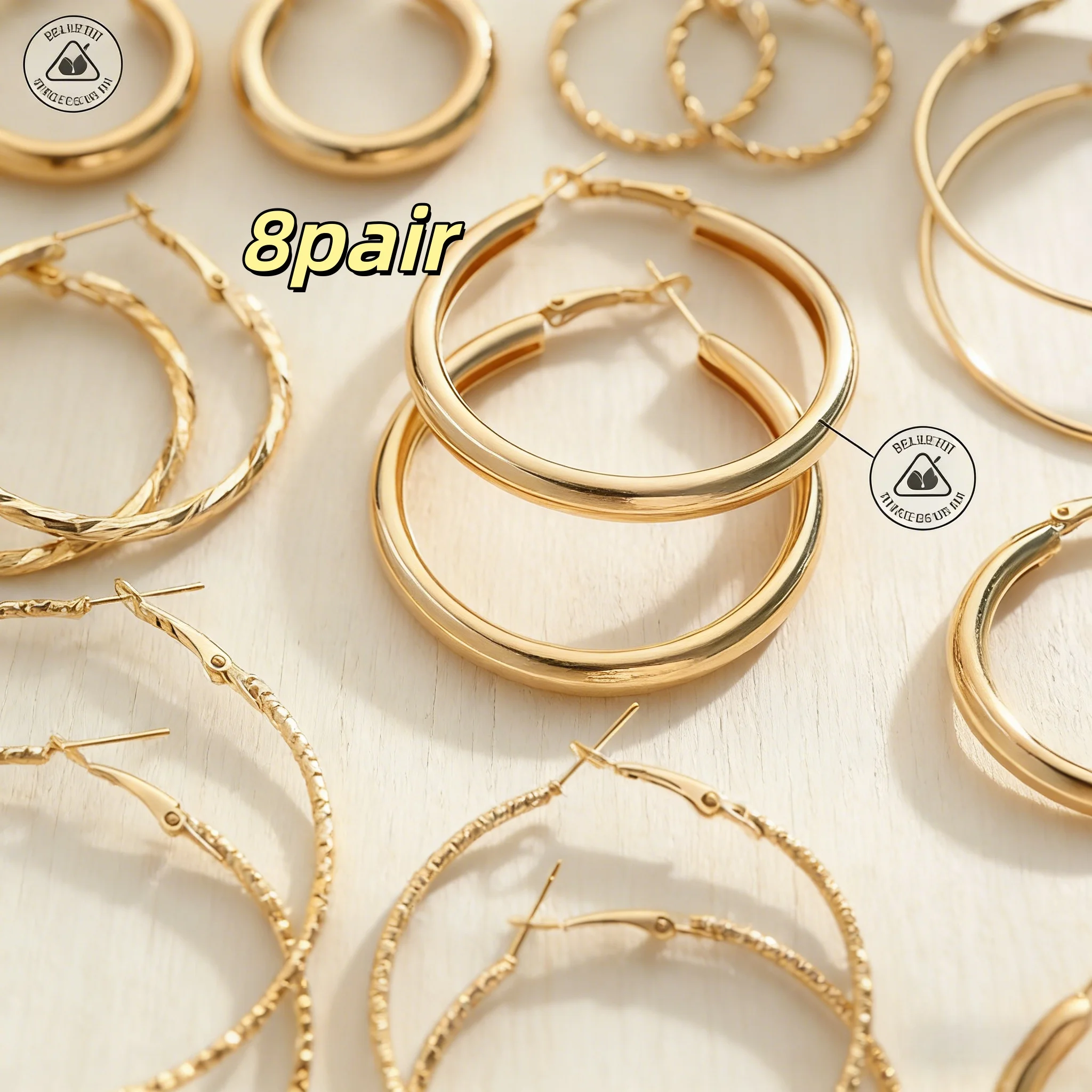 8 Pairs Women’s Minimalist Stud Earrings: Hypoallergenic Dainty Jewelry for Daily Wear & Gifting 8 Pairs Women’s Minimalist Stud Earrings: Hypoallergenic Dainty Jewelry for Daily Wear & Gifting