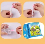 Magical Book Water Drawing Montessori Toys Reusable Coloring Book Magic Water Drawing Book Sensory Early Education for Children 4