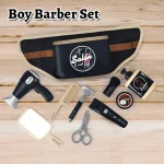 Kids Toys Barber Role Pretend Play for Boys Beauty Fashion Electric Hairdressing Cosmetics Tools Set Hair Salon Shaving Sets Toy 5
