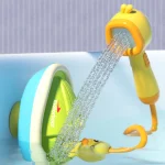 Baby Shower Bathroom Water Playing Little Yellow Duck Flower Shower Divine Device Water Spray Water Playing Toy 4