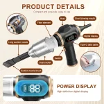 ABS Wireless Car Vacuum Cleaner - Household Appliance - Sofa - Office - High Power - Household Cleaning Machine - Carpet Cleaner 5