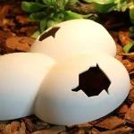 AXYC Reptiles Cave Egg for Shell Hiding Cave Hollow-out Insects Cave for Spider Tarantula Iguana Lizard Tortoise Habitat Aqua 3