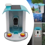Bird Feeder with Camera & Solar Panel AI Bird Identification – Watch Birds Live from Your Phone in Backyard