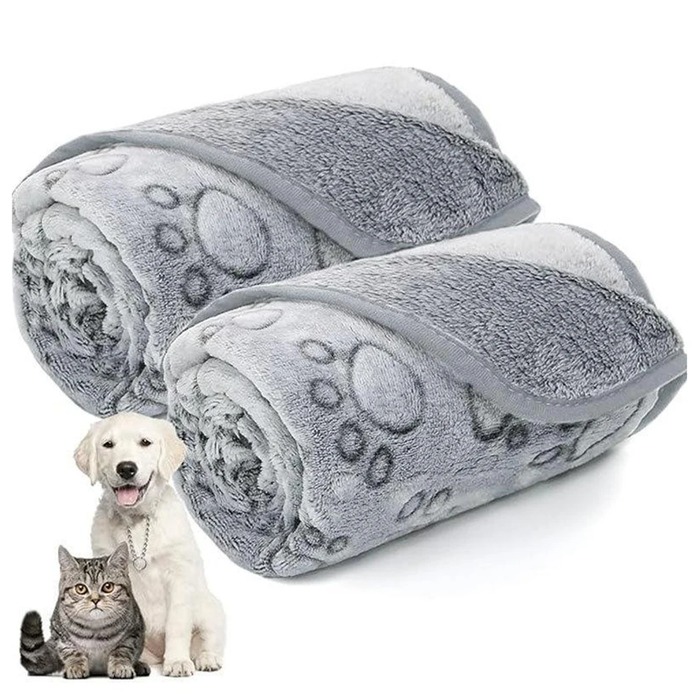 Winter Soft Dog Blanket Washable, Cat Blanket for Indoor Cats Mat Large Medium Small Dog Gifts Puppy Essentials (Grey) Bed Winter Soft Dog Blanket Washable, Cat Blanket for Indoor Cats Mat Large Medium Small Dog Gifts Puppy Essentials (Grey) Bed