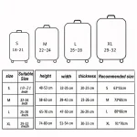Luggage Cover Stretch Fabric Suitcase Protector Baggage Dust Case Cover Suitable for18-32 Inch Suitcase Case Travel Organizer 3