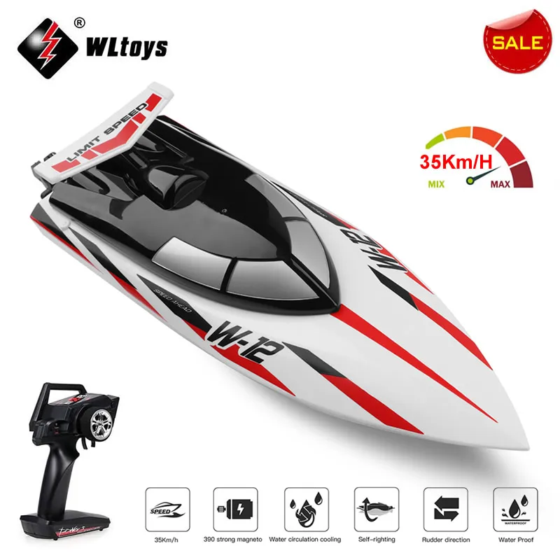 WLtoys WL 912-A RC Racing Boat 35KM/H High Speed 2.4GHz Remote Control Toys Capsize Protection Speedboat BoatsToy Boys Kids Gift WLtoys WL 912-A RC Racing Boat 35KM/H High Speed 2.4GHz Remote Control Toys Capsize Protection Speedboat BoatsToy Boys Kids Gift