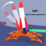 Kids Rocket Launcher Step Pump Power Air Pressed Stomp Outdoor Family Games Skyrocket Birthday Gifts Sports Toys For Children 2