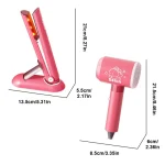 Girls Beauty Salon Set pretend play Hairdresser Toy Hair Cutting Kit With Hair Dryer Scissor Apron And Stylin Accessories 6
