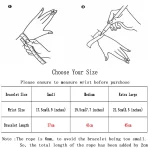 New In Men Bohemia Rope Bracelet Attract Magentic Braclet Adventure Survival Braslet Pulseras Hilo Hombre Beach Surf Brazalete 6