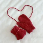Winter Baby Wool Gloves Halter Knitted Kids Mittens for Girls Boys Accessories Candy Color Children Gloves Baby Gift 1-4Y 6