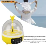 Mini Egg Incubator for Home Automatic Temperature Humidity Control 4 Eggs Candler Poultry Hatching Machine for Chickens Ducks Pi 4