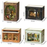 DIY Miniature Doll House 3D Puzzle Small House Assembly Building Model Kit Toys Home With Furniture Lighting Wooden Crafts Gifts 6
