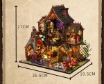 DIY Big Doll House Wooden Miniature Furniture Dollhouse Handmade home Model Assembly Toys for Children Girls Birthday Gifts 2014 5
