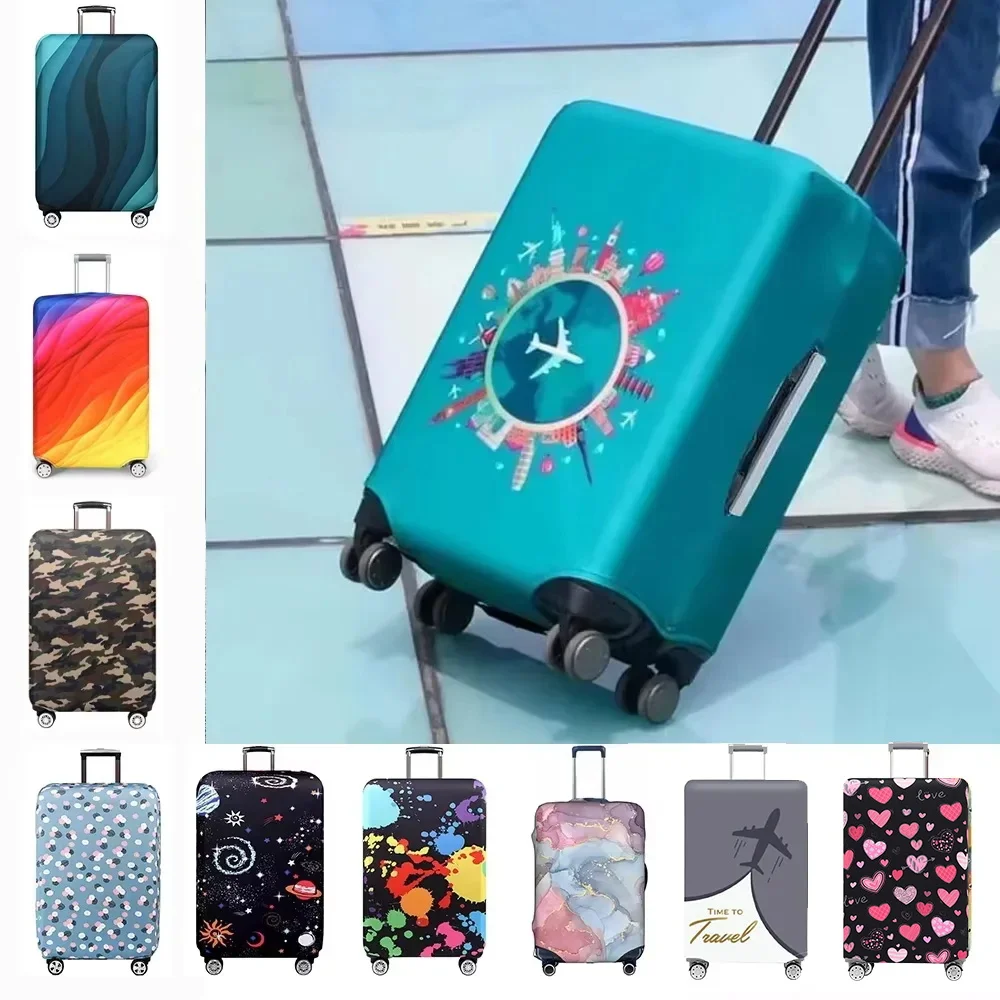 Luggage Cover Suitcase Cover Protector Suitcase For 18-32 Inch Luggage Boot Washable Prevent Scratches Travel Accessories Luggage Cover Suitcase Cover Protector Suitcase For 18-32 Inch Luggage Boot Washable Prevent Scratches Travel Accessories