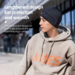 ROCKBROS Winter Warm Cycling Hats Outdoor Sports Thermal Fleece Biker Caps Windproof MTB Road Skiing Hiking Cycling Headgear Hat 2