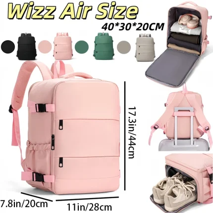 Graceful Stylish Multi-color Backpack Adjustable-strap Lightweight for Commute Daily Use Casual Functional Bag