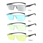 Smart Automatic Zoom Reading Glasses Anti Blue Ray Eyeglasses Autofocus Power Half-Rim Near Far Computer Glasses 5