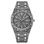 New Hot Watches Fashion Men Stainless Steel Watch Luxury Calendar Quartz Wristwatch Business Watches Man Clock Relogio Masculino 5