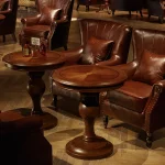 American Retro Style Bar Sofa Chair Clear Bar Small Restaurant Commercial Table and Chair Combination Single Chair 3