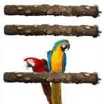 10/15/20cm Birds Accessories Equipment for Parrots Supplies Pet Raw Wood Tree Branch Stand Rack Perches Chew Bite Toys Stick 2