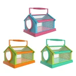 New 4 Color Portable Butterfly Insect Habitat Cage with Carrying Handle Collapsible Breathable Mesh Caterpillars Cage for Insect