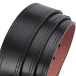 Genuine Leather For Men's High Quality Buckle Jeans Cowskin Casual Belts Business Cowboy Waistband Male Fashion Designer 2024New 4