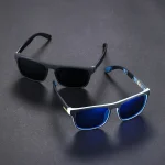 2pcs Square Polarized Sunglasses Anti Glare Sun Shades For Summer Party Vacation Travel Driving Fishing 3