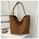 HOMEFISH  Large Capacity  Shopper Totes High Quality Eco Reusable Grocery Handbag For Women Travel Shoulder Bags Daily Pouch 3