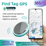 Smart Airtag Bluetooth GPS Tracker Work with Android&iOS System Air Tag Tracker Mini Locator Pet Key Finder