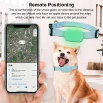 Waterproof Pet GPS Tracker Dog & Cat Locator with Adjustable Collar Dogs Anti Lost Tracker for iOS/Android Remote Global Locator 5