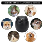 170ml Urn for Pet Ashes Cat Shape Memorial Cremation Urns-Handcrafted Black Decorative Urns for Funeral Cat urn Dog urn 2