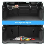Car Trunk Organizer Backseat Storage Bag High Capacity Multi-use Oxford Car Seat Back Organizers Automobile Interior 6