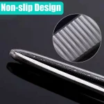 48cm Stainless Steel Tweezers Fish Tank Aquatic Plants Aqaurium Tool Water Plant Curved Pliers Birds Reptile Feeding Tongs 4