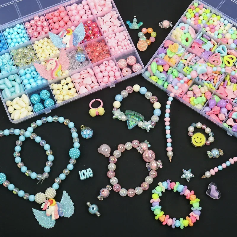 DIY Polymer Clay Beads Jewelry Making Kit for Girls Making Bracelet Necklace Jewelry Earrings Crafts Kit with Accessory DIY Polymer Clay Beads Jewelry Making Kit for Girls Making Bracelet Necklace Jewelry Earrings Crafts Kit with Accessory
