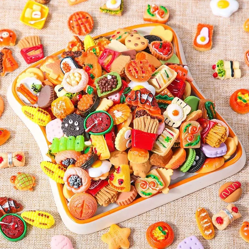 Miniature Food Toys Mixed Resin Food Dolls Kitchen Pretend Toys Suitable for Dollhouse Kitchen Toys Resin Miniature Food Miniature Food Toys Mixed Resin Food Dolls Kitchen Pretend Toys Suitable for Dollhouse Kitchen Toys Resin Miniature Food