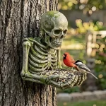 Sasquatch Design Hanging Bird Feeder Outdoor Weather Resistant Food Holder Patio Lawn Wild Animal Decoration Creativity 4