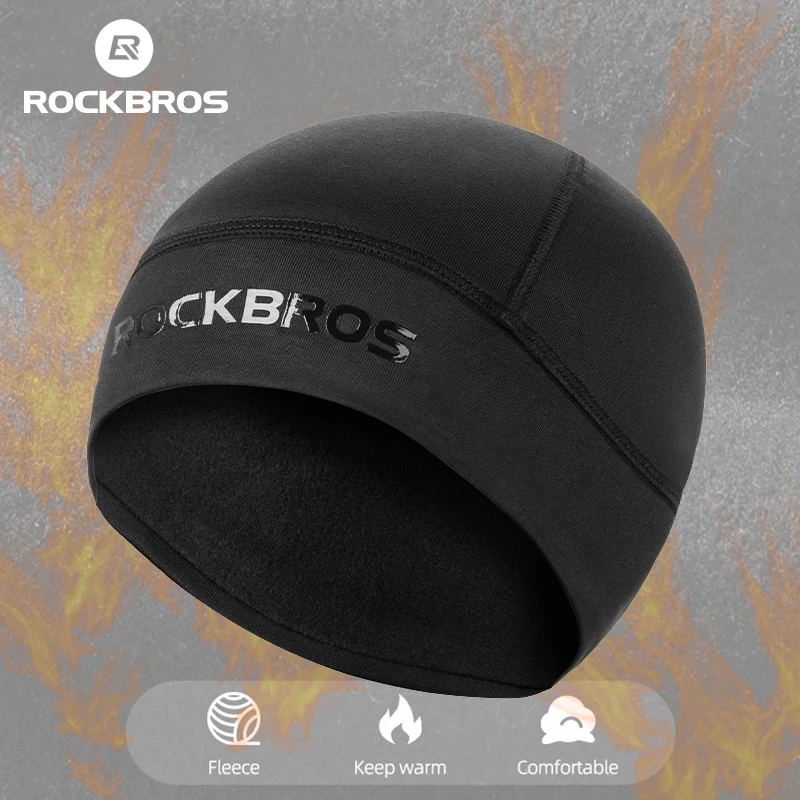 ROCKBROS Winter Warm Cycling Hats Outdoor Sports Thermal Fleece Biker Caps Windproof MTB Road Skiing Hiking Cycling Headgear Hat ROCKBROS Winter Warm Cycling Hats Outdoor Sports Thermal Fleece Biker Caps Windproof MTB Road Skiing Hiking Cycling Headgear Hat