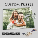 DIY Custom Jigsaw Puzzle Customize Your Own Personalized Picture Puzzle Anniversary Festival Gift Toy 108/200/300/500/1000/1500