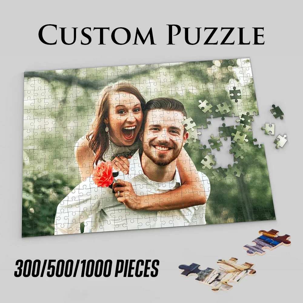 DIY Custom Jigsaw Puzzle Customize Your Own Personalized Picture Puzzle Anniversary Festival Gift Toy 108/200/300/500/1000/1500 DIY Custom Jigsaw Puzzle Customize Your Own Personalized Picture Puzzle Anniversary Festival Gift Toy 108/200/300/500/1000/1500