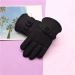 Kids Gloves Waterproof Outdoor Full Finger Thermal Gloves Children Winter Snow Mittens for for 3-13 Years Old Boy Girl 5