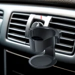 Multifunctional Car Cup Holder, Air Vent Mount Ashtray & Drink Tray, Universal Vehicle Cup Stand 3