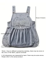 Cozy Pet Carrier Apron For Small Cats And Dogs - Perfect For Outdoor Winter Travel - Features Hanging Chest Bag And Cat Sleeping 5